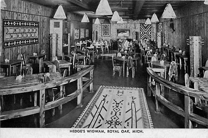 Hedges Wig Wam Restaurant - Historical Photo